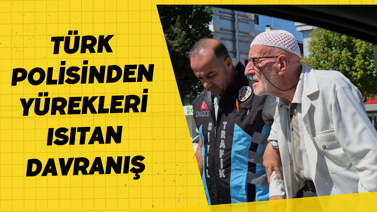 Türk Polisinden Yürekleri Isıtan Davranış