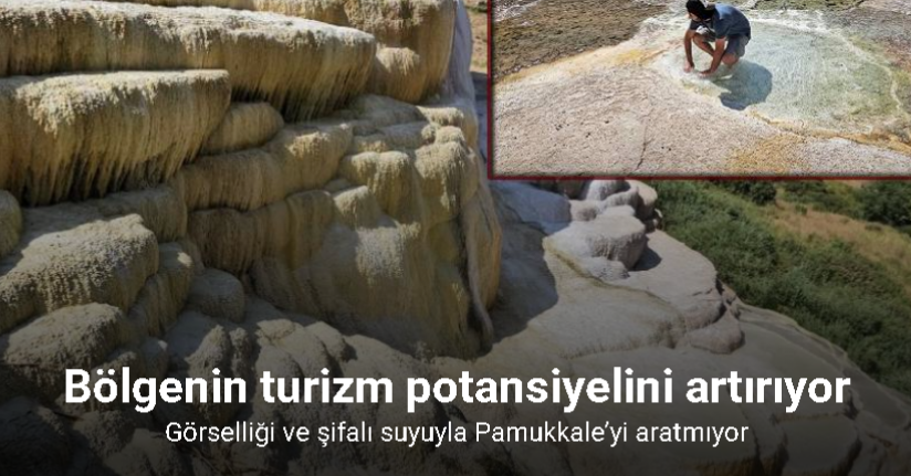 Başkale travertenleri, Pamukkale’yi aratmıyor