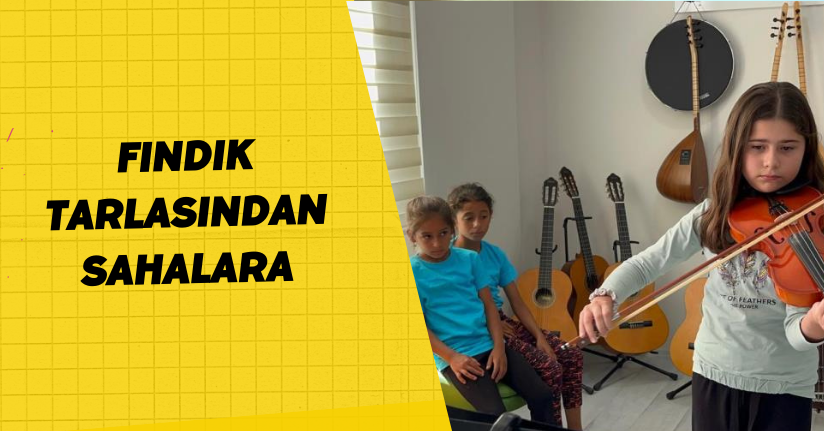 Fındık tarlasından sahalara