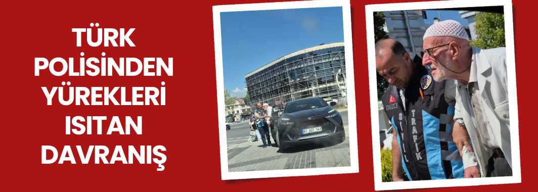 Türk Polisinden Yürekleri Isıtan Davranış