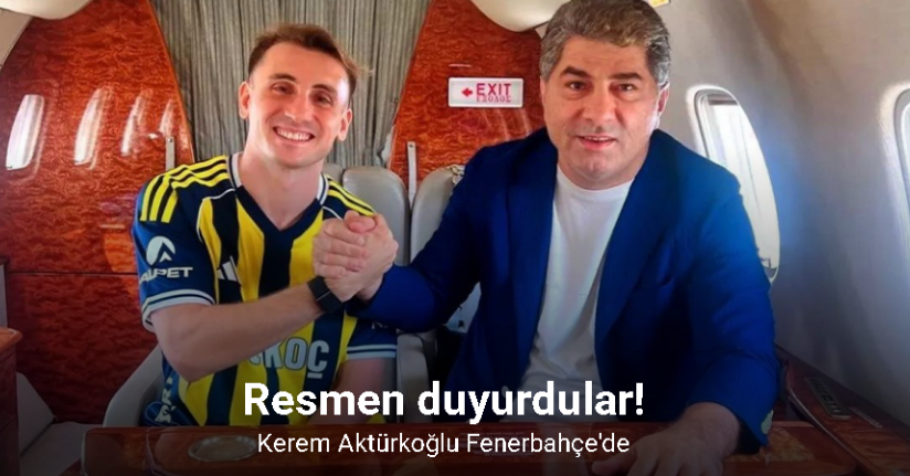 Fenerbahçe, Kerem Aktürkoğlu’nu duyurdu