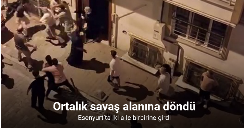 Çocukların kavgasına aileler dahil oldu, ortalık savaş alanına döndü