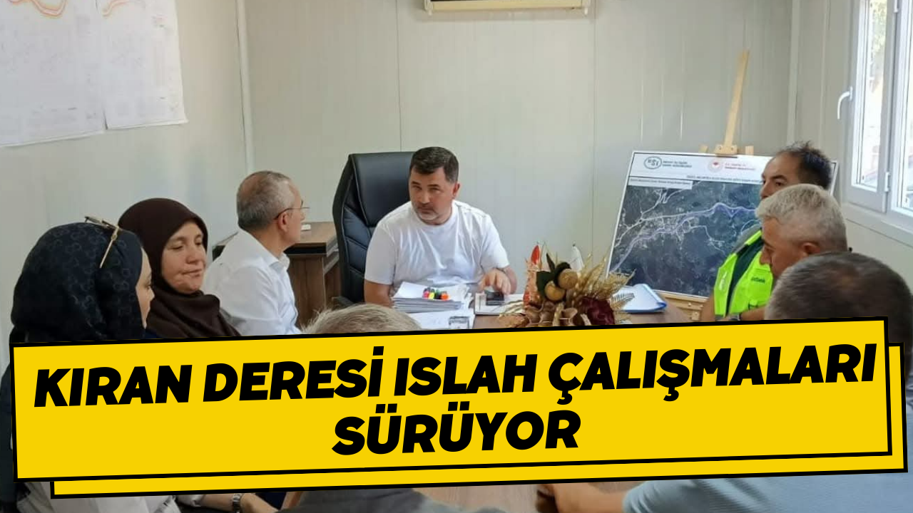 Kıran Deresi Islah Çalışmaları Sürüyor