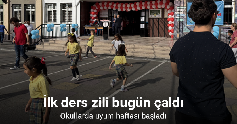 Okullarda uyum haftası başladı