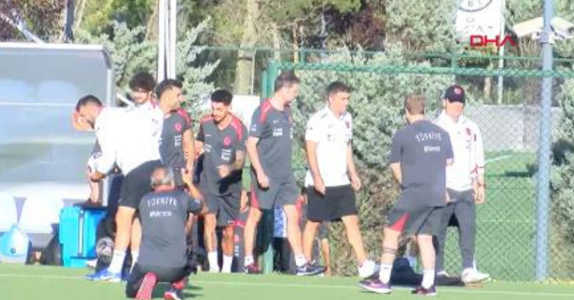 A Milli Futbol Takımı, Gürcistan ve İspanya maçlarının hazırlıklarına başladı 