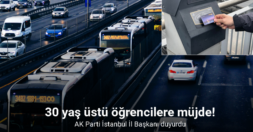 30 yaş üstü öğrenciler indirimli ulaşımdan faydalanacak