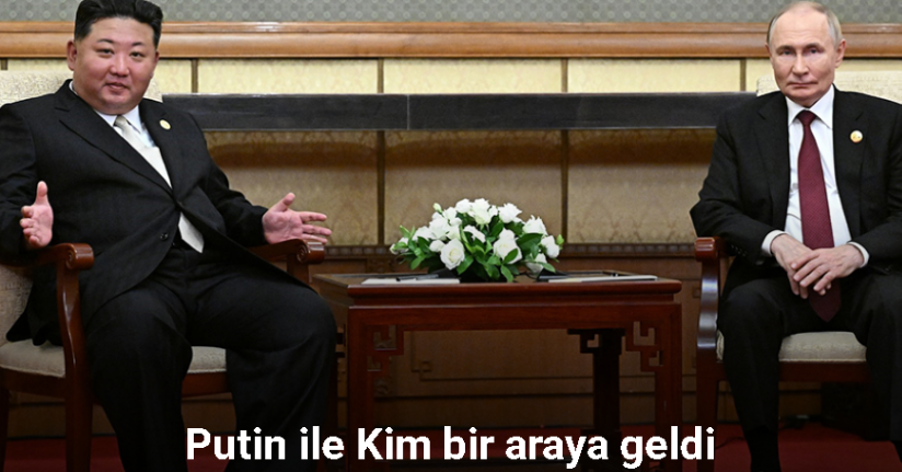 Rusya Devlet Başkanı Putin, Kuzey Kore lideri Kim ile bir araya geldi