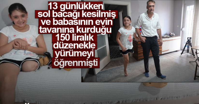 Okulların açılmasına günler kala 12 yaşındaki Özge’ye dar gelen protez bacak engeli