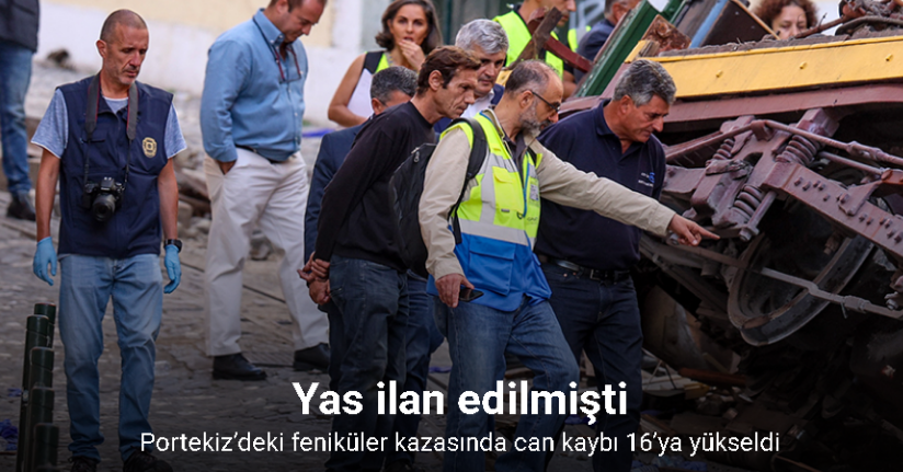 Portekiz’deki feniküler kazasında can kaybı 16’ya yükseldi