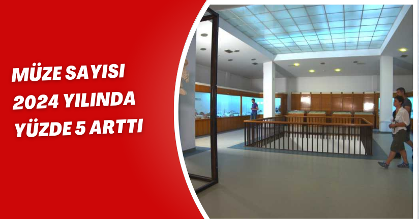 Müze sayısı 2024 yılında yüzde 5 arttı