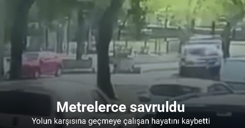 Bursa’da ticari aracın çarptığı adam hayatını kaybetti: Kaza anı kamerada