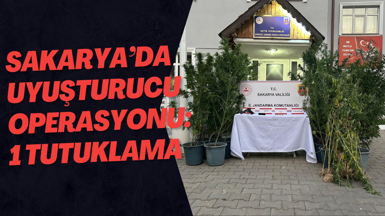 Sakarya’da Uyuşturucu Operasyonu: 1 Tutuklama