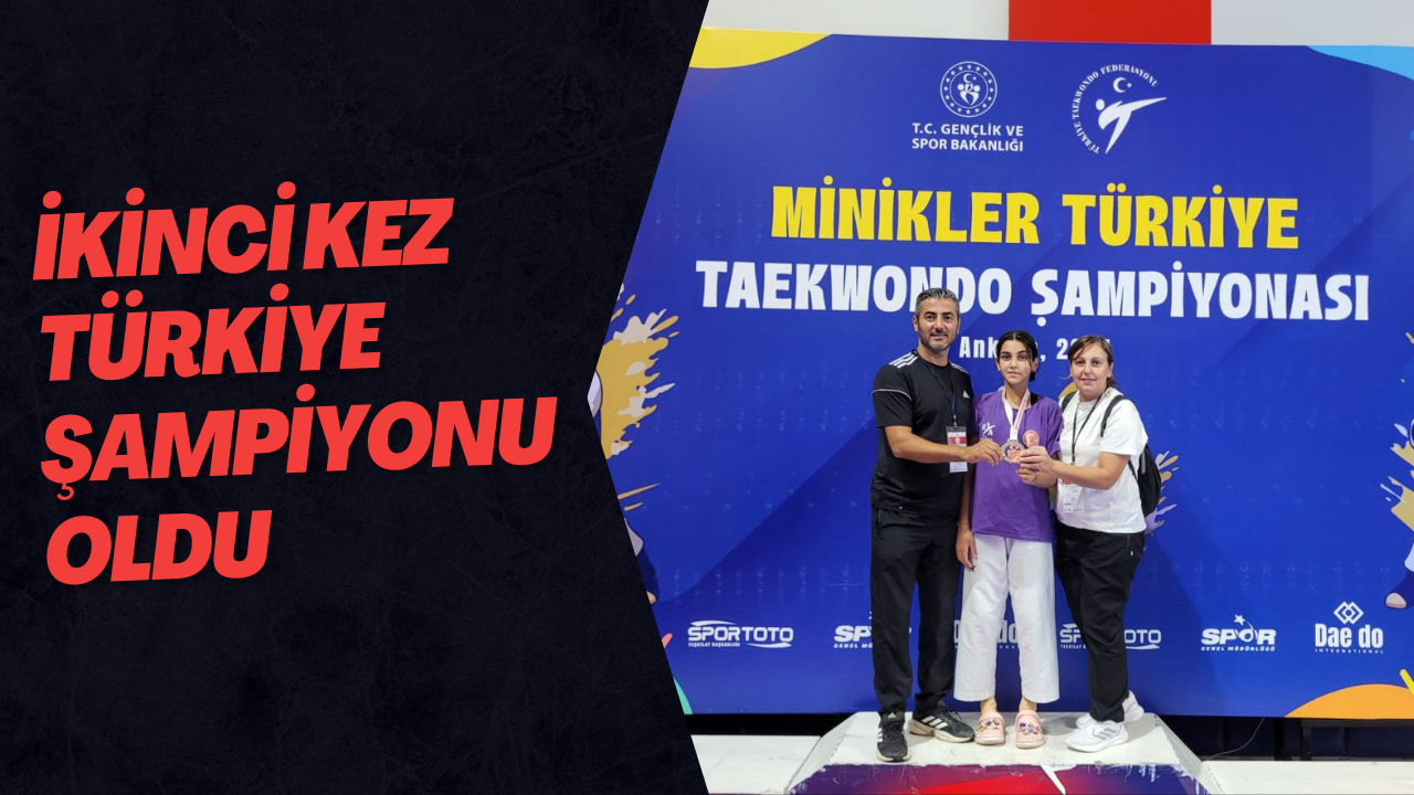 İkinci Kez Türkiye Şampiyonu Oldu