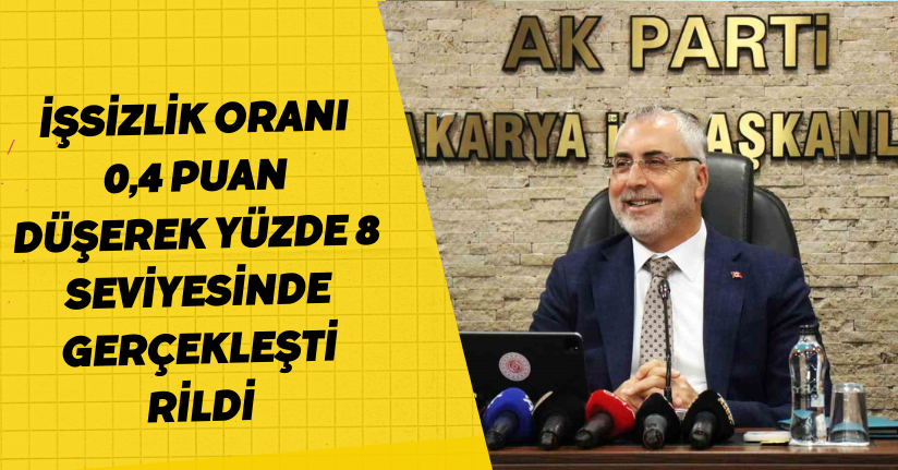 İşsizlik oranı 0,4 puan düşerek yüzde 8 seviyesinde gerçekleşti