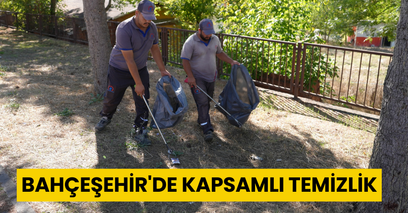 Bahçeşehir'de Kapsamlı Temizlik