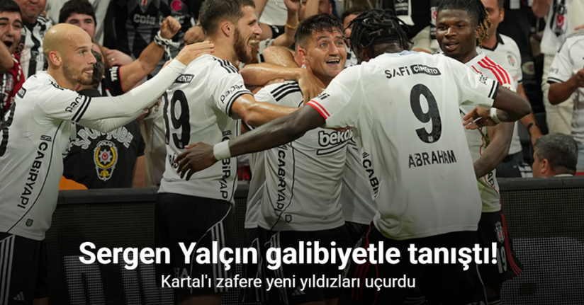 Sergen Yalçın galibiyetle tanıştı! Kartal'ı zafere yeni yıldızları uçurdu