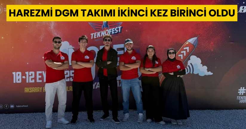 HAREZMİ DGM Takımı ikinci kez birinci oldu