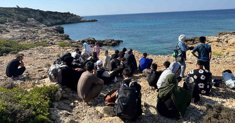 İzmir’de 32 düzensiz göçmen yakalandı