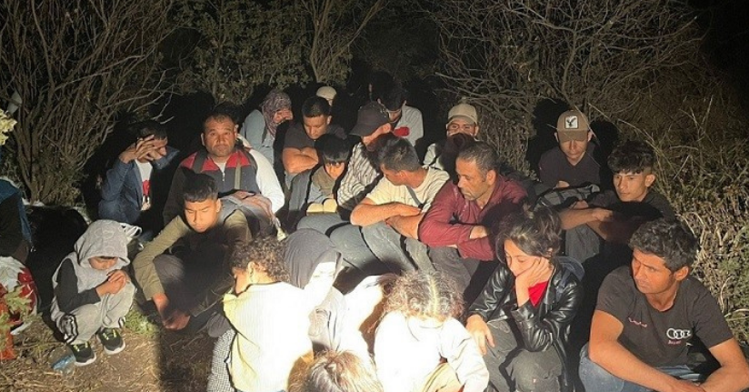 Çanakkale’de 34 düzensiz göçmen yakalandı