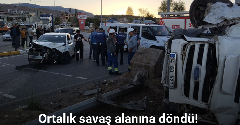 Sivas’ta fındık işçilerini taşıyan minibüs otomobille çarpıştı: 15 yaralı