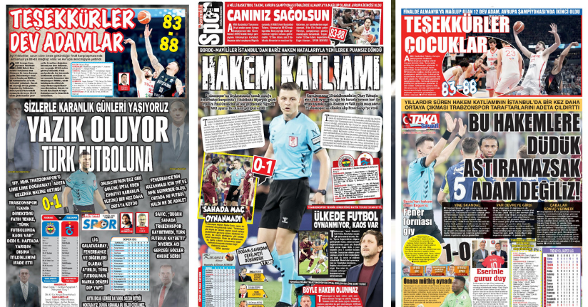 Trabzonspor camiasından hakem tepkisi