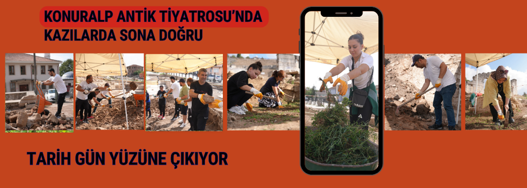 Konuralp Antik Tiyatrosu’nda Kazılarda Sona Doğru