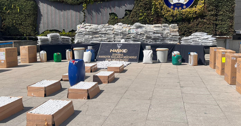 İstanbul’da uyuşturucu operasyonu: Yarım tondan fazla uyuşturucu ele geçirildi