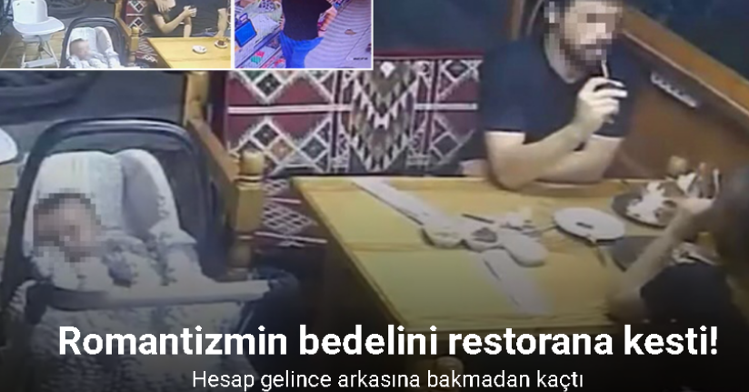 Romantizmin bedelini restorana kesti