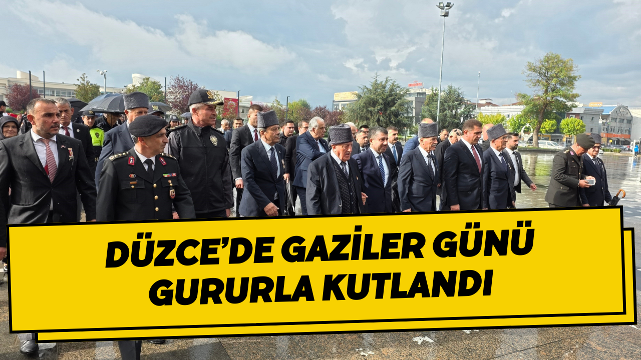 Düzce’de Gaziler Günü Gururla Kutlandı