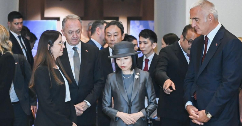 Bakan Ersoy'dan Japonya Altes Prensesi Mikasa'ya teşekkür