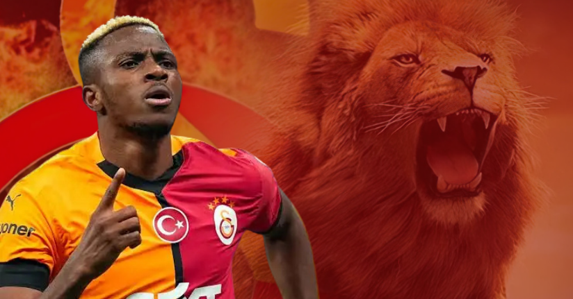 Galatasaray’da Victor Osimhen sevinci
