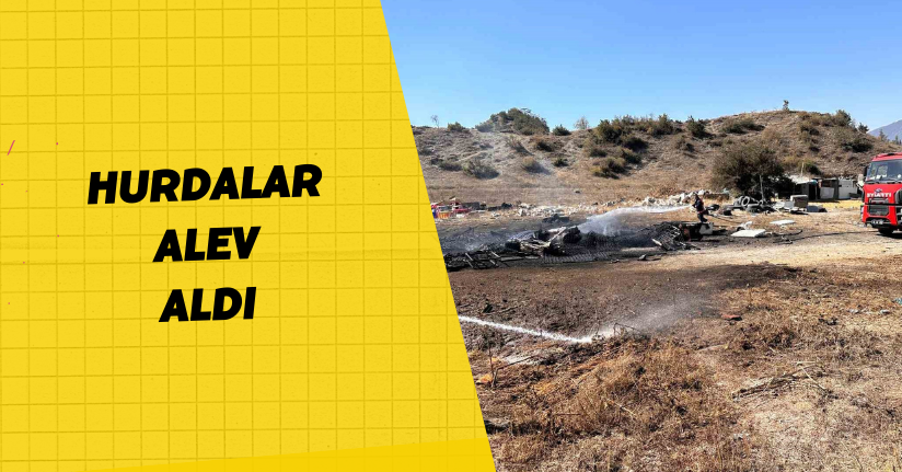 Hurdalar alev aldı
