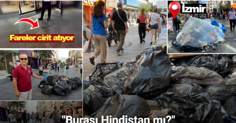 Çöp dağları Karşıyaka’ya uzandı