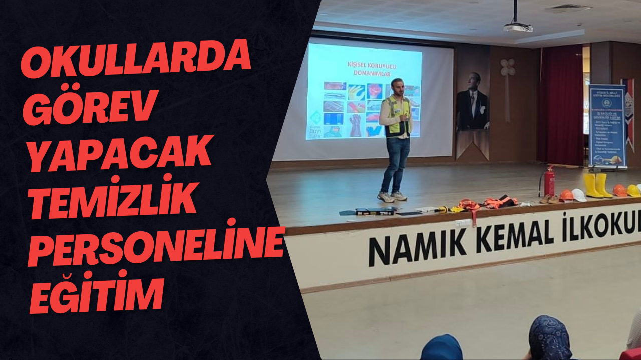 Okullarda Görev Yapacak Temizlik Personeline Eğitim