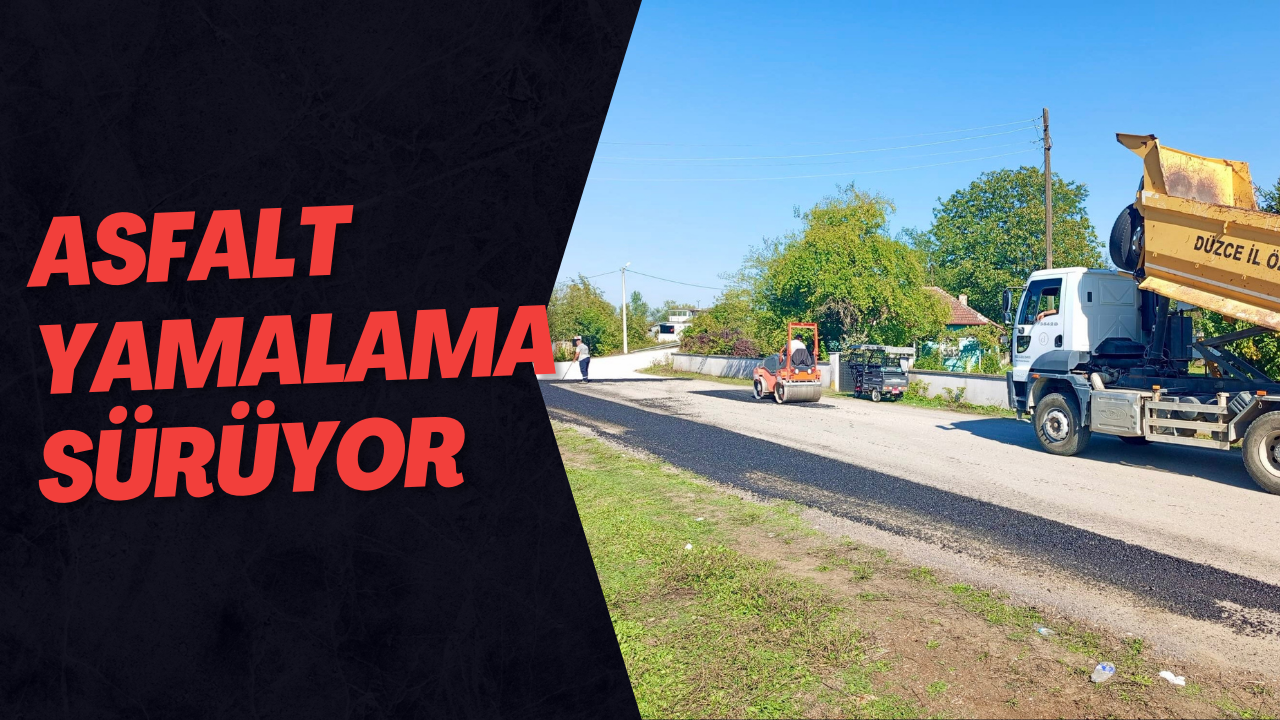 Asfalt Yamalama Sürüyor