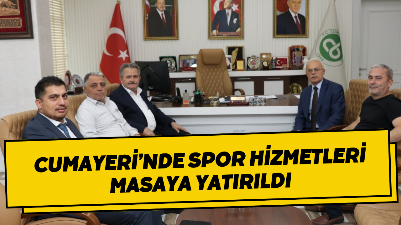 Cumayeri’nde Spor Hizmetleri Masaya Yatırıldı