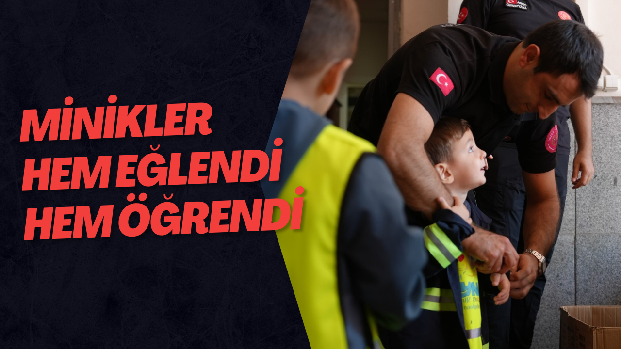 Minikler Hem Eğlendi Hem Öğrendi