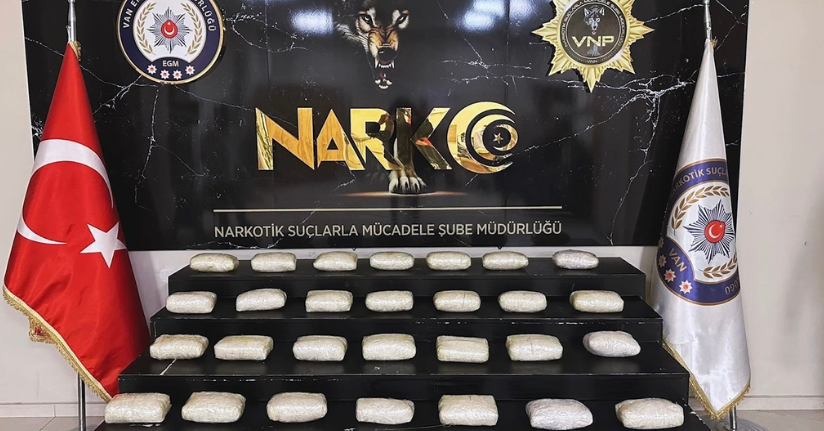 Van’da 28 kilo 640 gram metamfetamin ele geçirildi