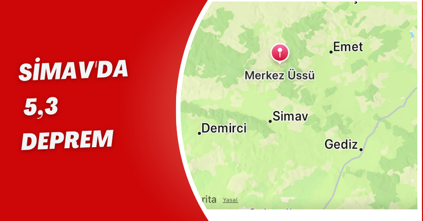 Simav'da 5,5 Deprem