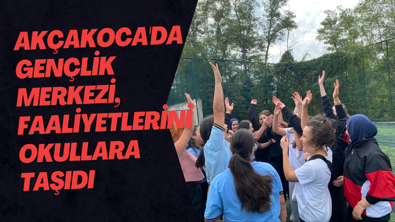 Akçakoca'da Gençlik Merkezi, Faaliyetlerini Okullara Taşıdı