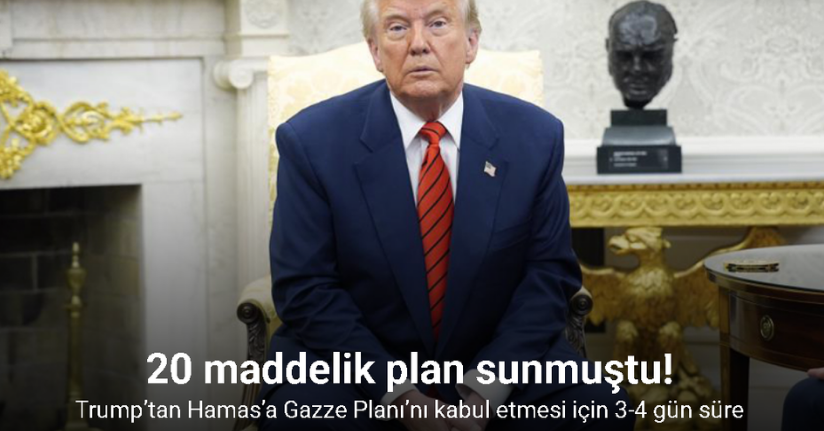 Trump’tan Hamas’a Gazze Planı’nı kabul etmesi için 3-4 gün süre