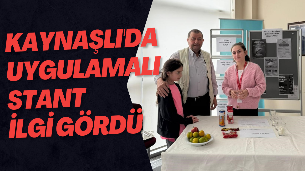 Kaynaşlı'da Uygulamalı Stant İlgi Gördü