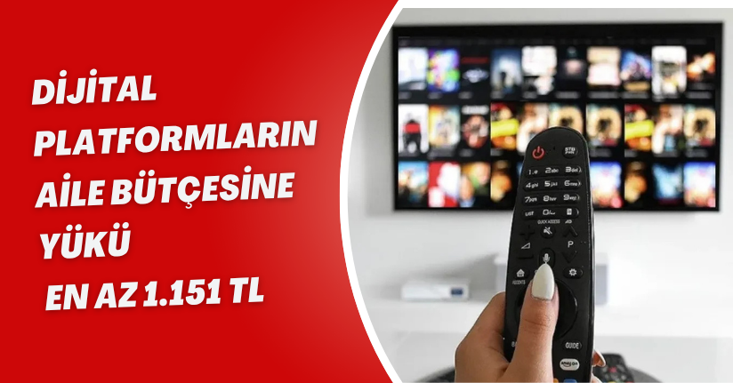 Dijital platformların aile bütçesine yükü: En az 1.151 TL