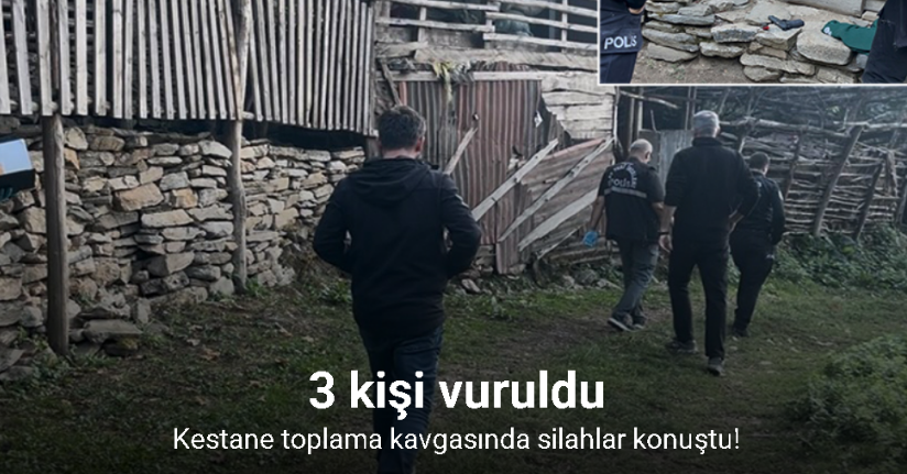 Uludağ’da kestane kavgası kana bulandı: 3 kişi vuruldu