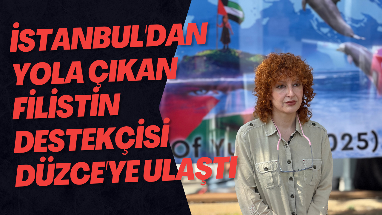 İstanbul'dan Yola Çıkan Filistin Destekçisi Düzce'ye Ulaştı