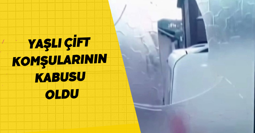 Yaşlı çift komşularının kabusu oldu