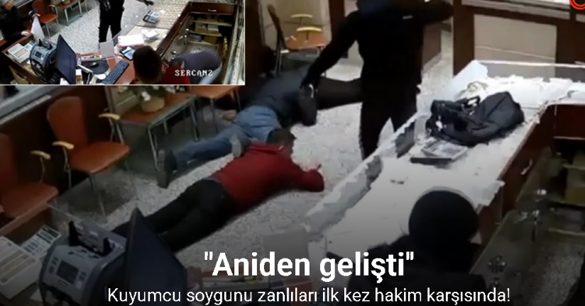 Kuyumcu soygunu zanlıları ilk kez hakim karşısında