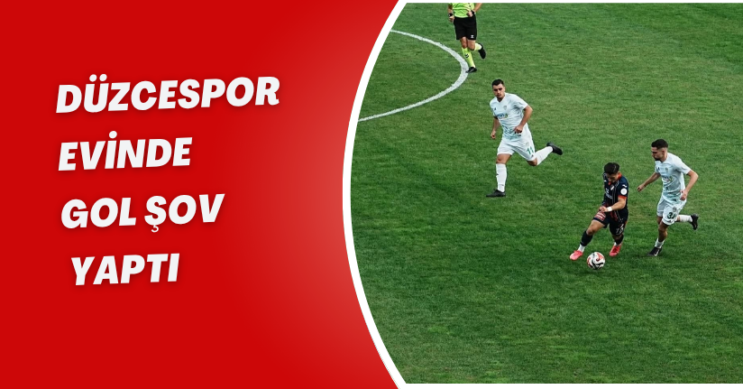 Düzcespor Evinde Gol Şov Yaptı
