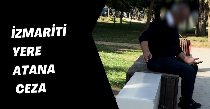 İzmariti Yere Atana Ceza