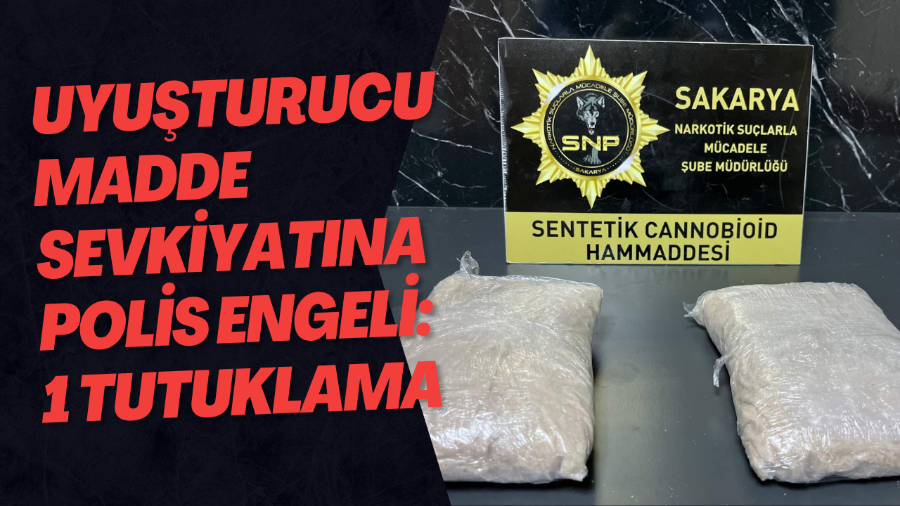Uyuşturucu Madde Sevkiyatına Polis Engeli: 1 Tutuklama